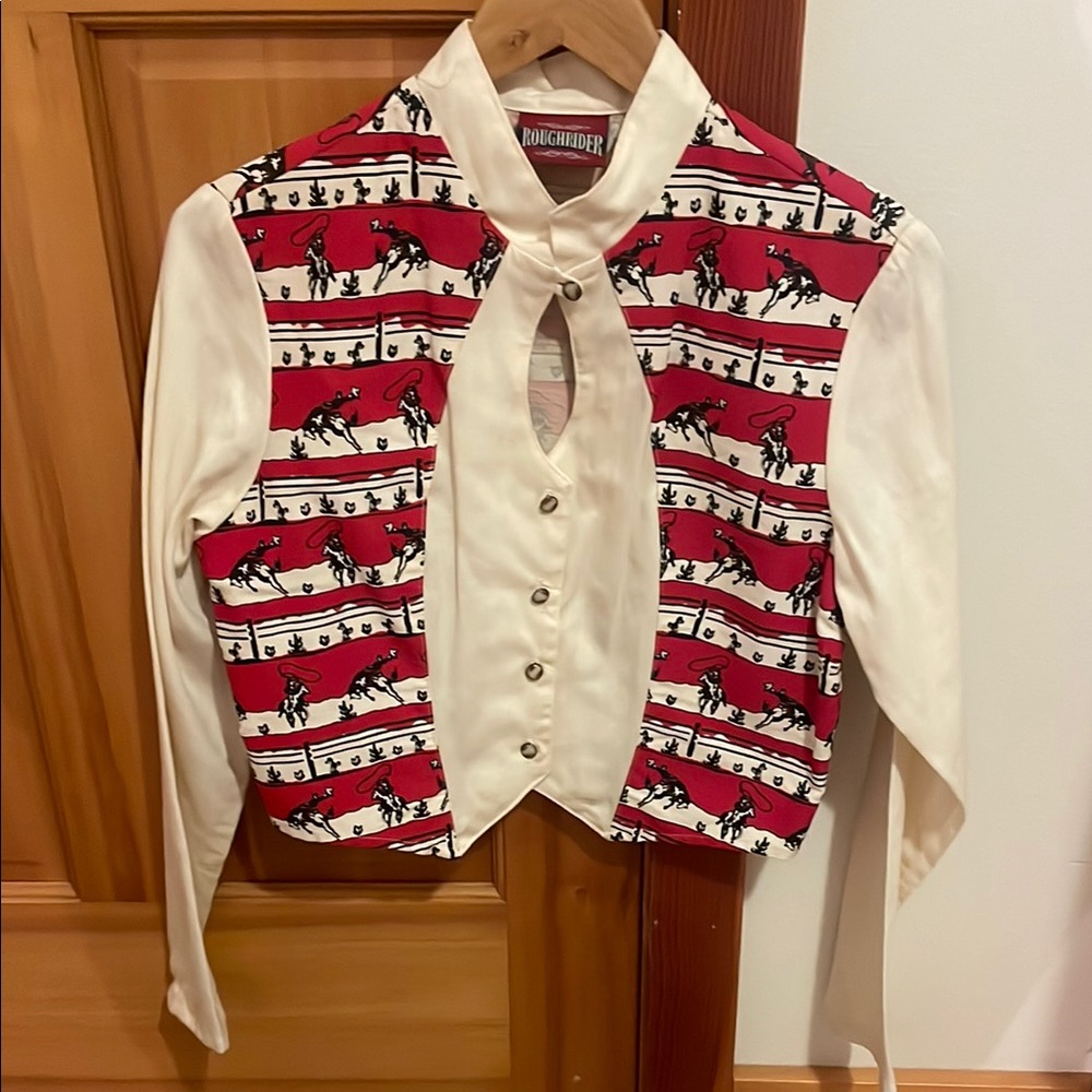 Vintage cotton bolero western top